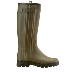 Le Chameau Men's Chasseur Leather Lined Boot Vert Vierzon