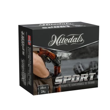 Nitedals Sport Stål 12/70 US7 24 g treningspatron