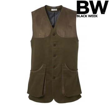 Chevalier Preston Moleskin Shooting Vest Men Green