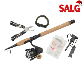 Abu Garcia Diplomat Villmark  7 Fot Teleskop Survival Combo