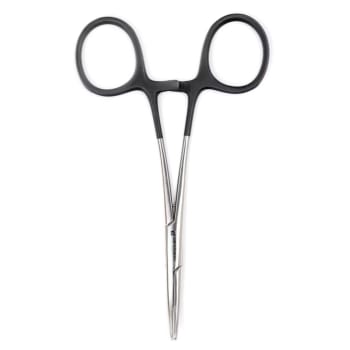 Guideline Forceps Curved 6'' - Black/Silver