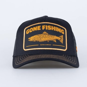 Sqrtn Comp Trout Trucker Cap Black
