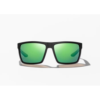 Bajio Stiltsville Black Matte Green Mirror Glass