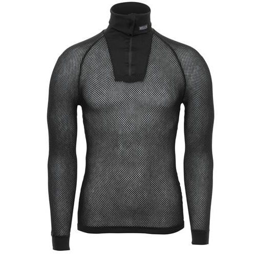 Brynje Super Thermo Zip Polo Shirt Black