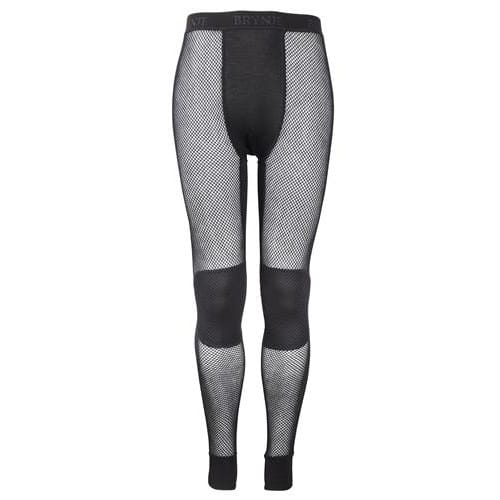 Brynje Wool Thermo Longs w/ inlay Black