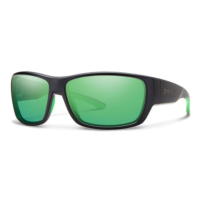Smith Forge Matte Black Polar Green Mirror
