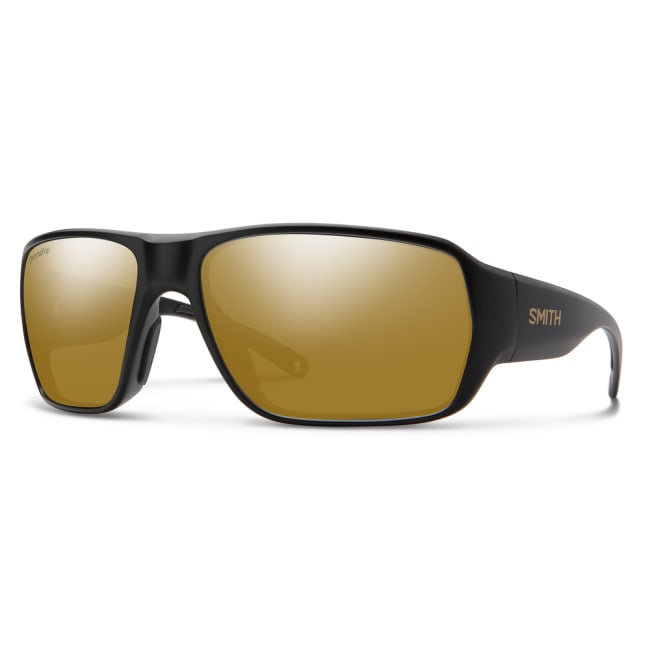 Smith Castaway Matte Black Gold Polar Bronze Mirror
