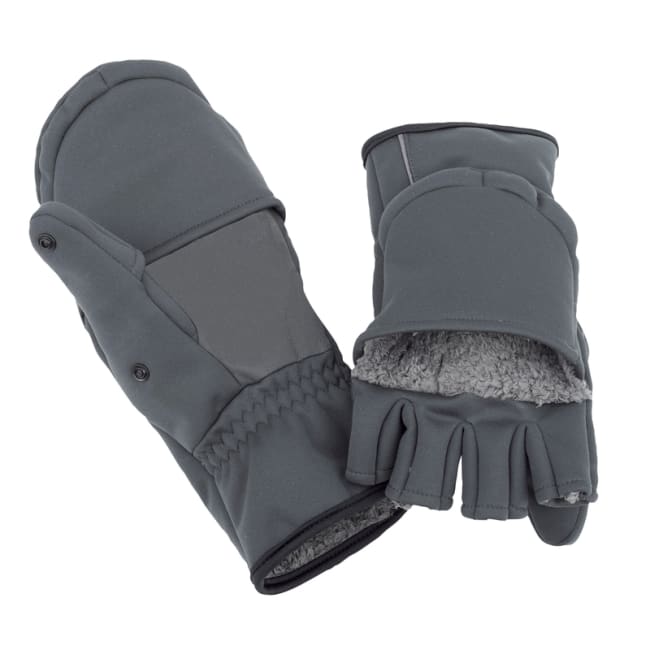 Simms Guide Windbloc Foldover Mitt Raven