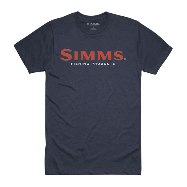 Simms Logo Navy Heather
