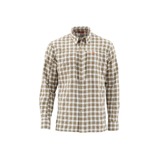 Simms BugStopper Shirt Plaid Cork Plaid