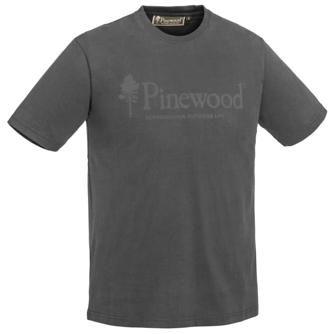 Pinewood Outdoor Life T Skjorte M.Anthracit