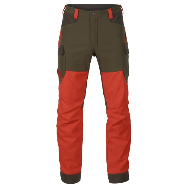 Härkila Wildboar Pro Bukse Orange Blaze/Willow Green