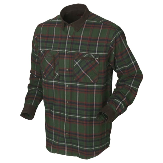 Härkila Pajala Skjorte Green Checkered