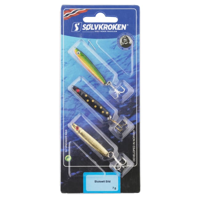 Sølvkroken Sluksett Sild 3-pk