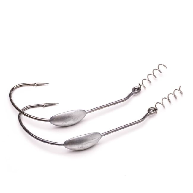 SZ Offset Hook Small 10/0 7g Zink, 2-pk