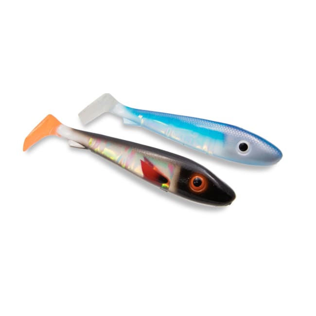 SZ McRubber Flash Junior 17cm Blue Silver & Sober HotTail 2-pk