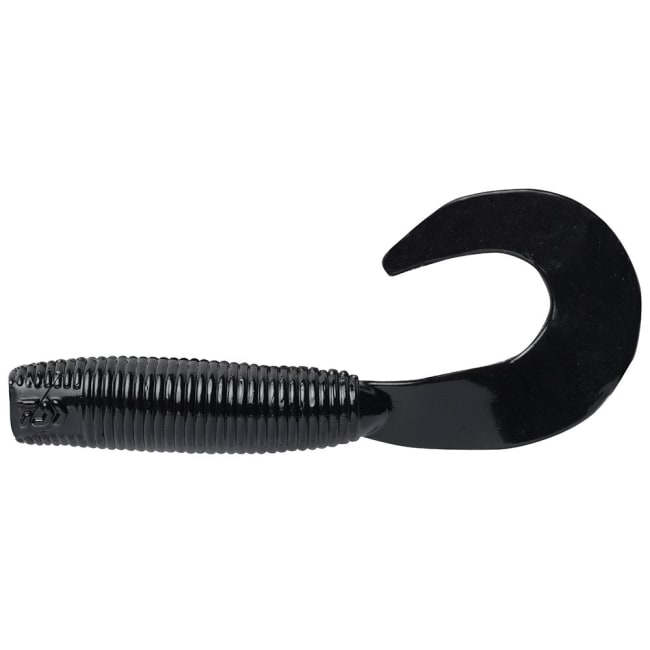 Daiwa Bait Junkie 2,5" Grub Black Uv