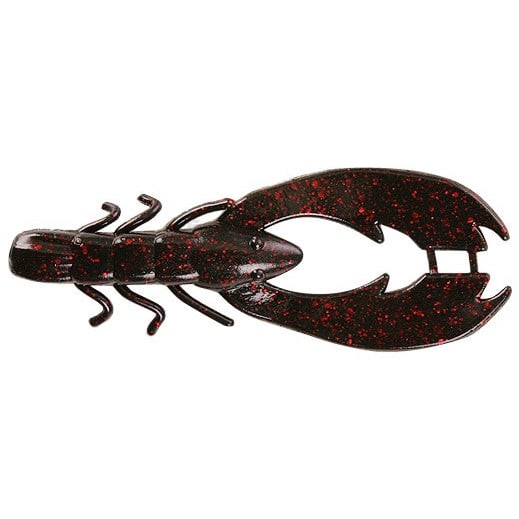Berkley PowerBait Chigger Craw 3'' Black Red Flake