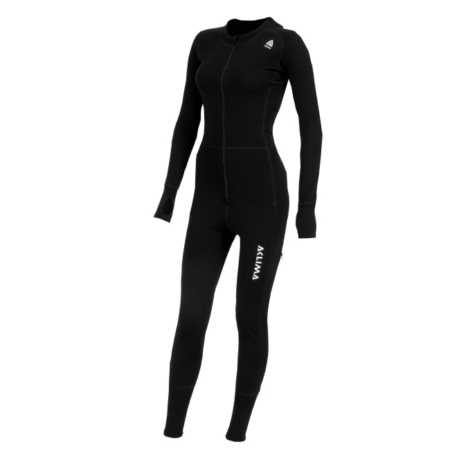 Aclima Warm Wool Overall Dame Jet Black