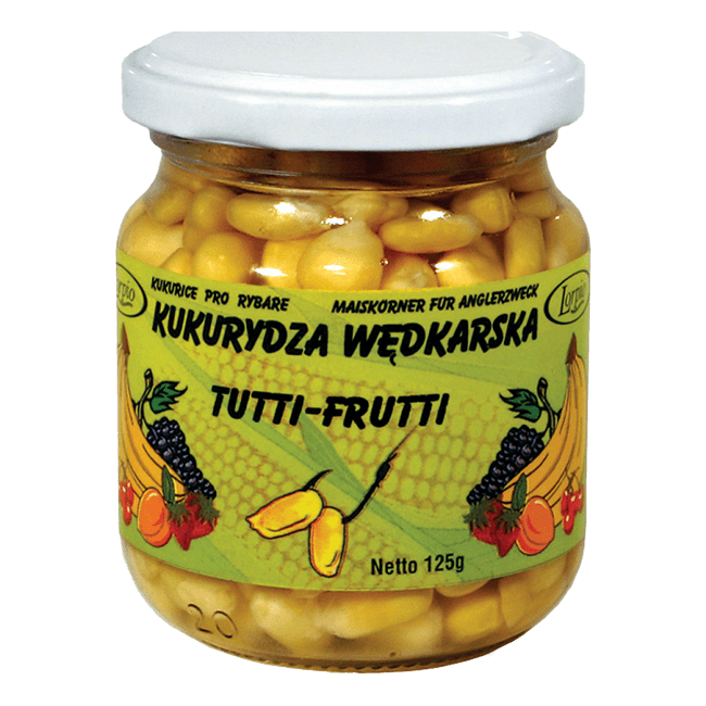 Lorpio Corn Flavoured In Juice Tutti Frutti 125g