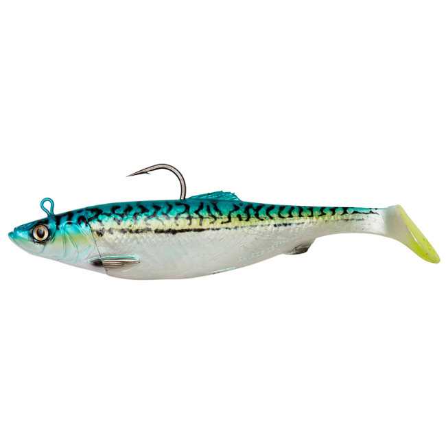 SG 4D Herring Big Shad Green Mackerel 2+1PCS