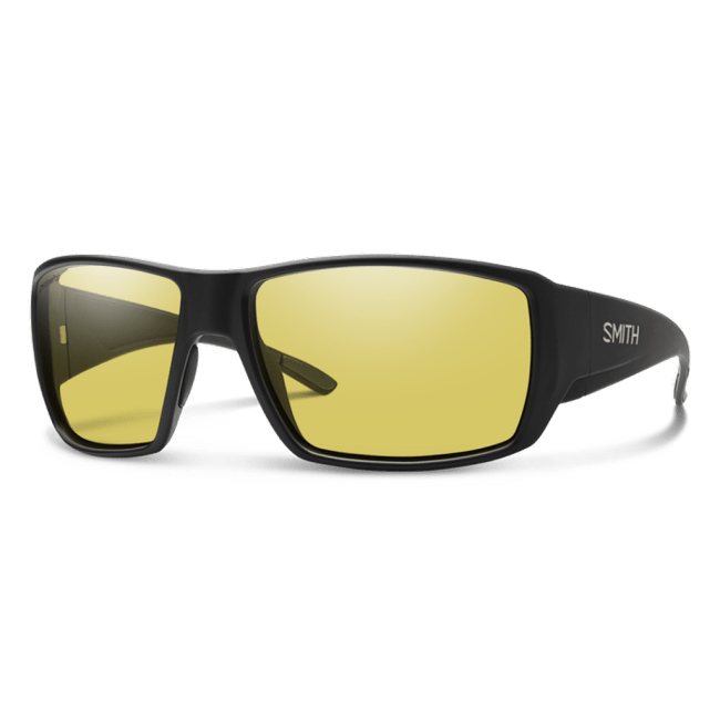 Smith Guides Choice Matte Black | Polar Low Light Yellow