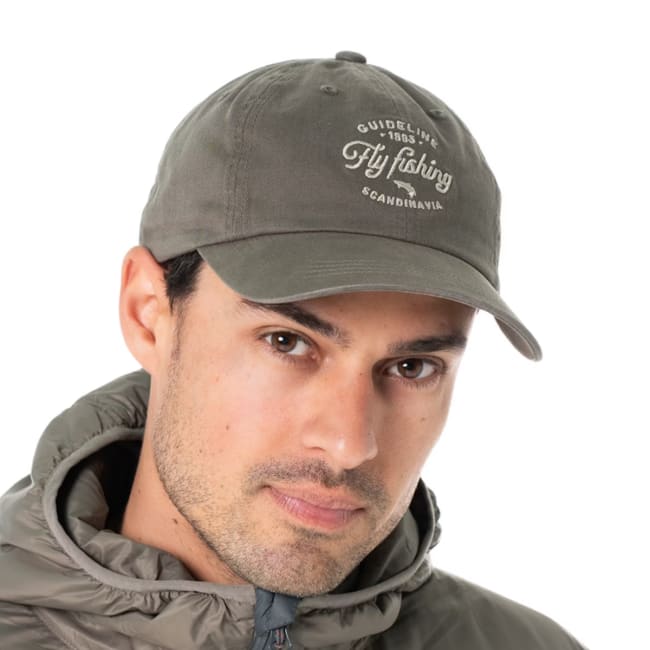 Guideline Fly Fishing Dad Cap - Forest Grey