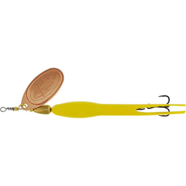 Westin FC Downstream Flouro Yellow Copper Blade
