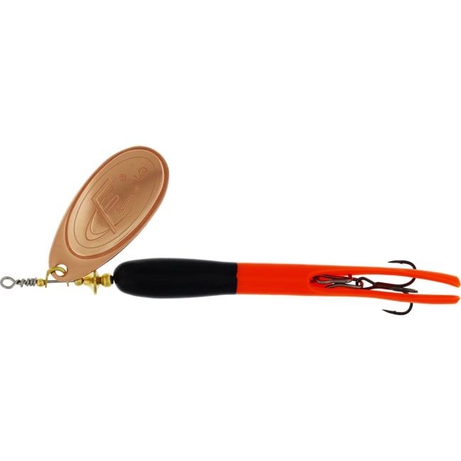 Westin FC Upstream Black/Flouro Orange Copper Blade