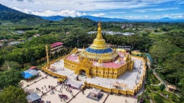 Pagoda Taman Alam Lumbini, Nuansa Thailand dan Myanmar di Tanah Karo