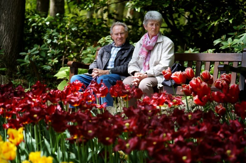 Couple at Keukenhof