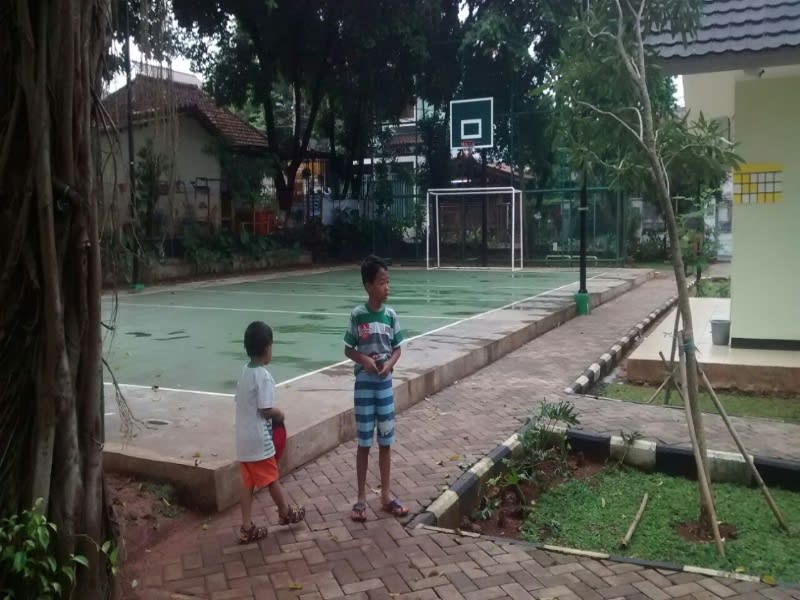 RPTRA Taman Sawo, taman yang nyaman bagi anak-anak yang ingin bermain