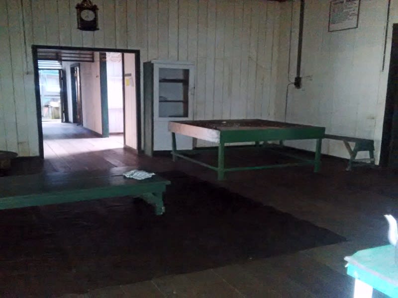 Salah satu ruangan di pos TNI penjaga perbatasan Indonesia-Malaysia