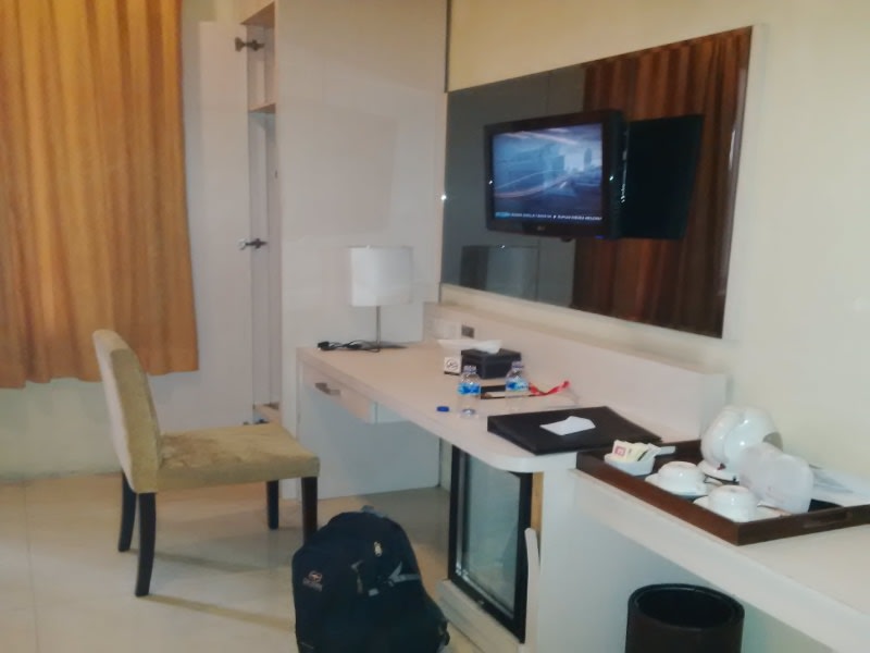 Salah satu sudut di kamar 101, Hotel Rose In, Bantul