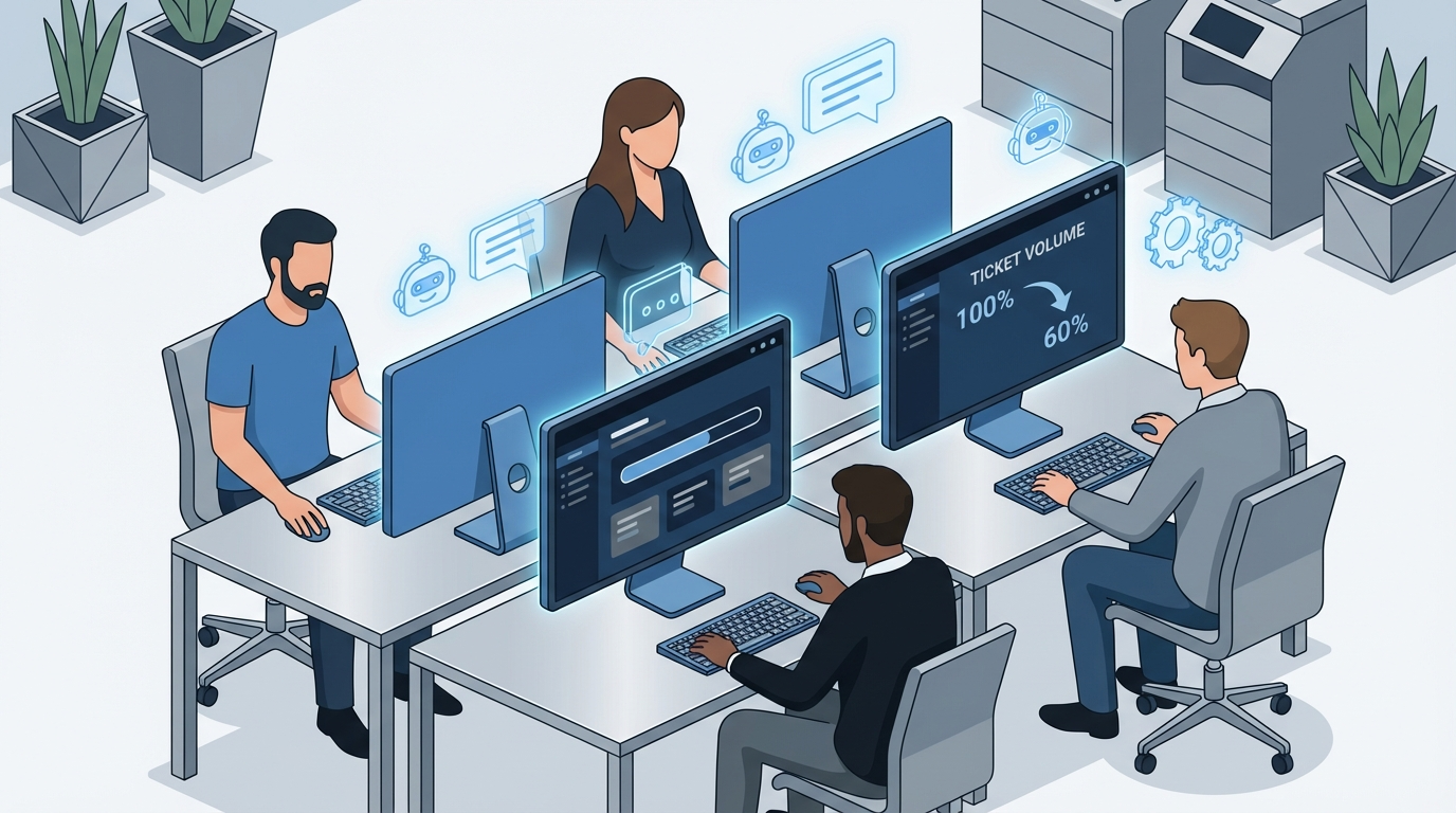 Agentic AI Case Study: 3-Person Startup Cuts Support 40%