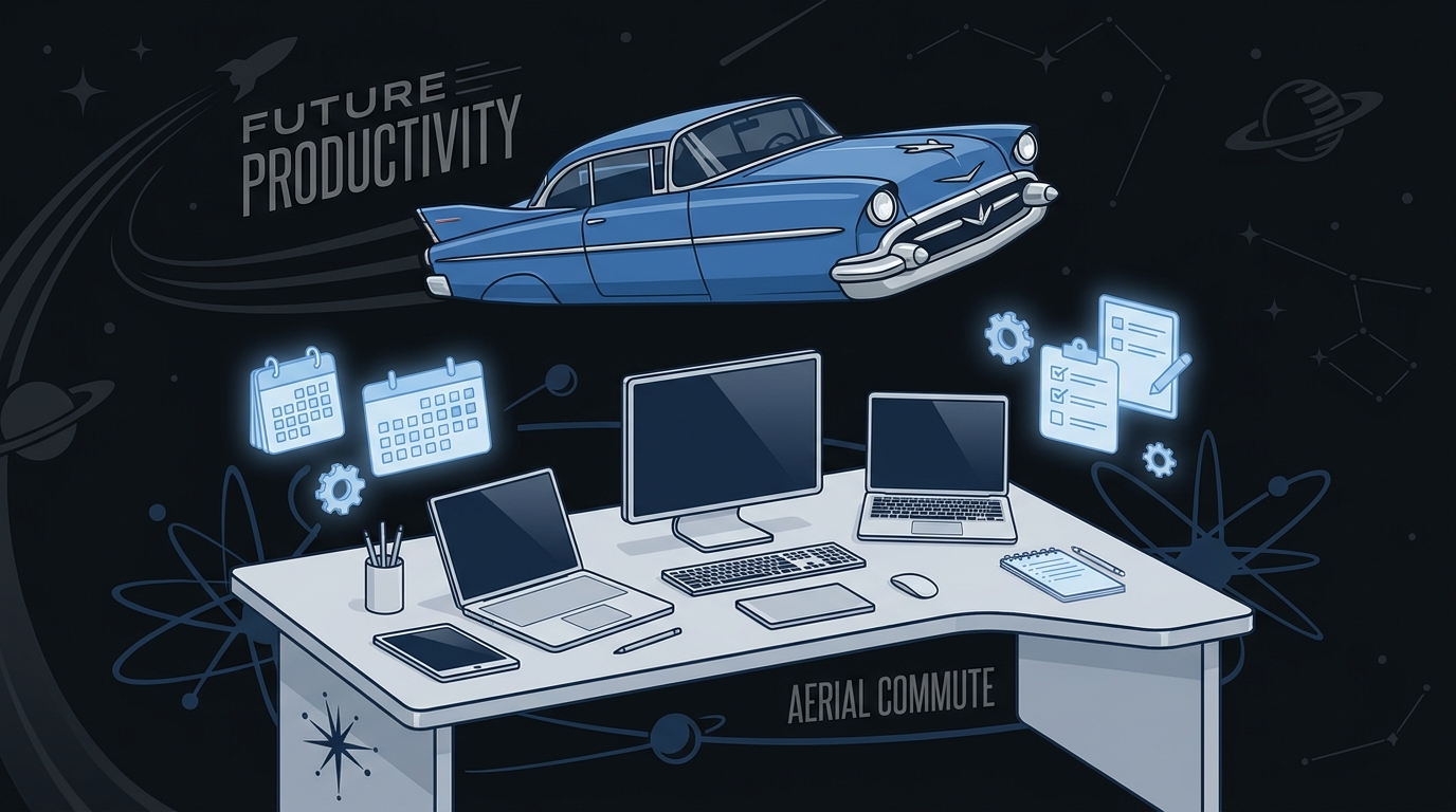 1956 Productivity Lessons: Flying Cars to Task Management