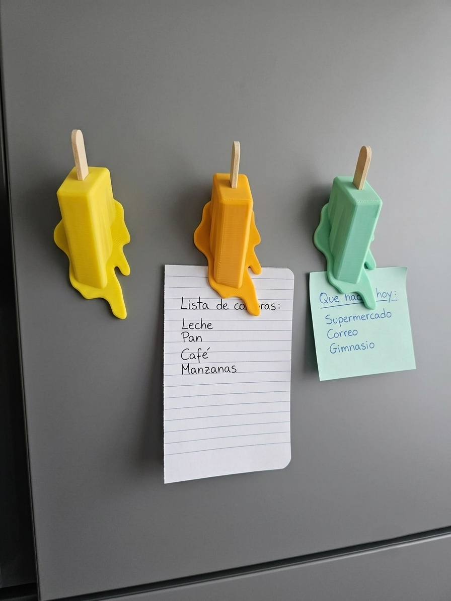 Mini Helados Con Imanes
