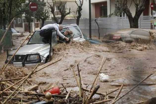 Floods in Greece Floods in Greece