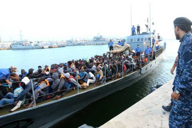 Migrant ship in Italy Migrant ship in Italy