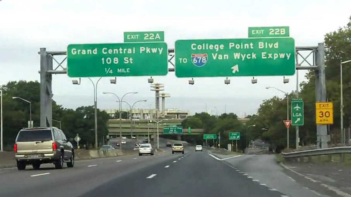 Grand Central Parkway (Exits 13 to 3) westbound 