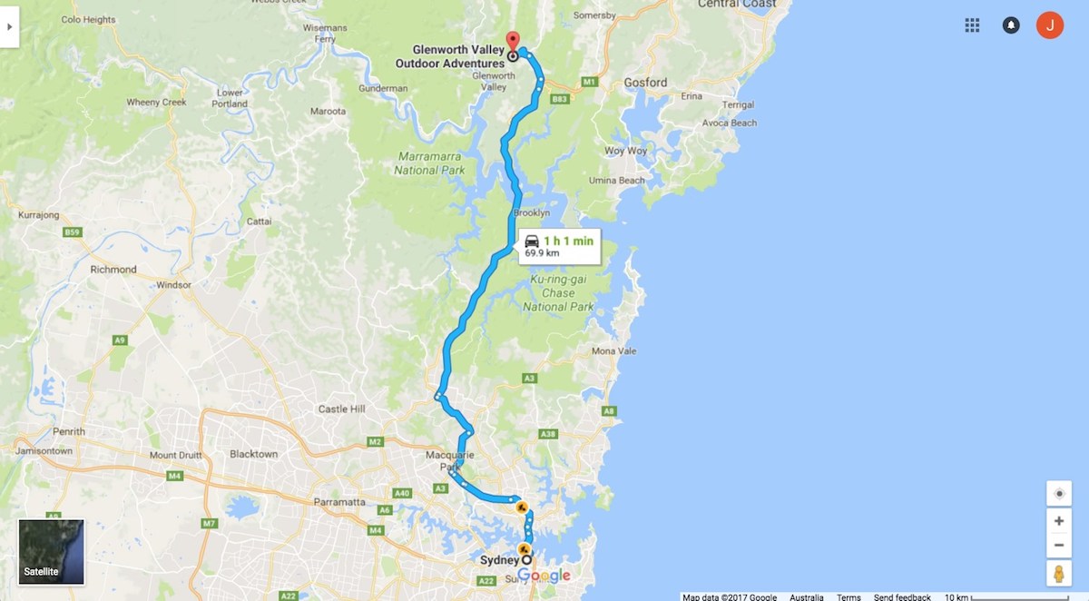 Sydney to Glenworth Valley