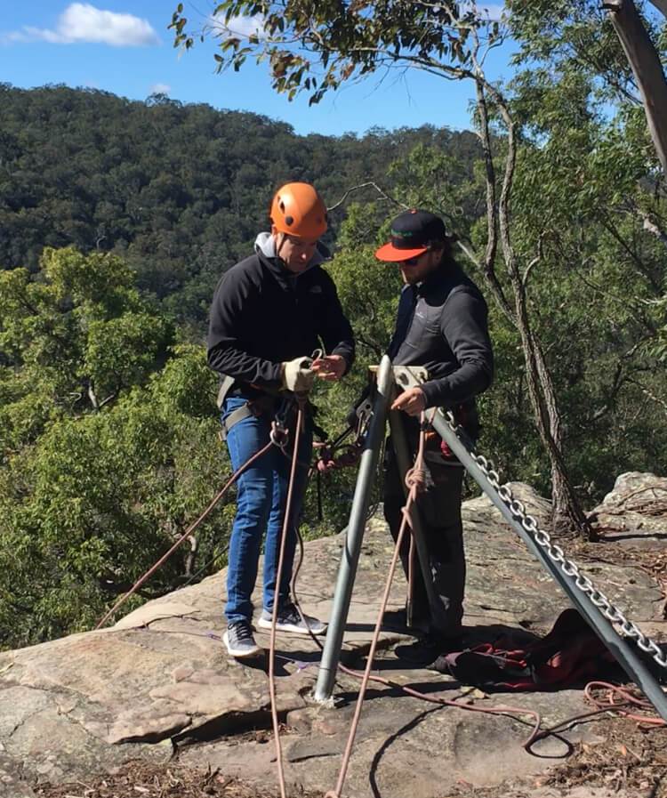 Glenworth Valley Abseiling Gearing Up