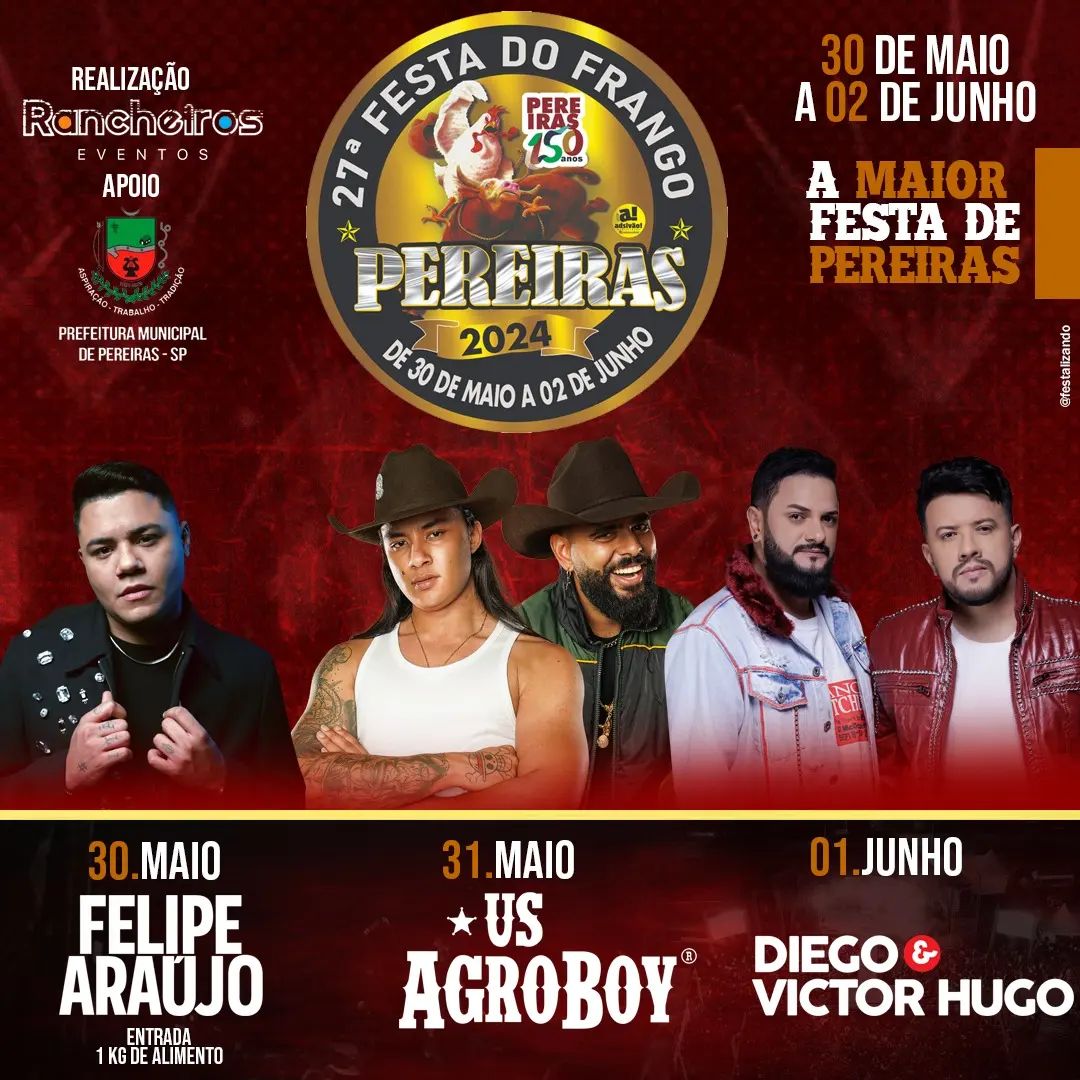 Rodeio Festa do Frango e do Peão de Pereiras 2024