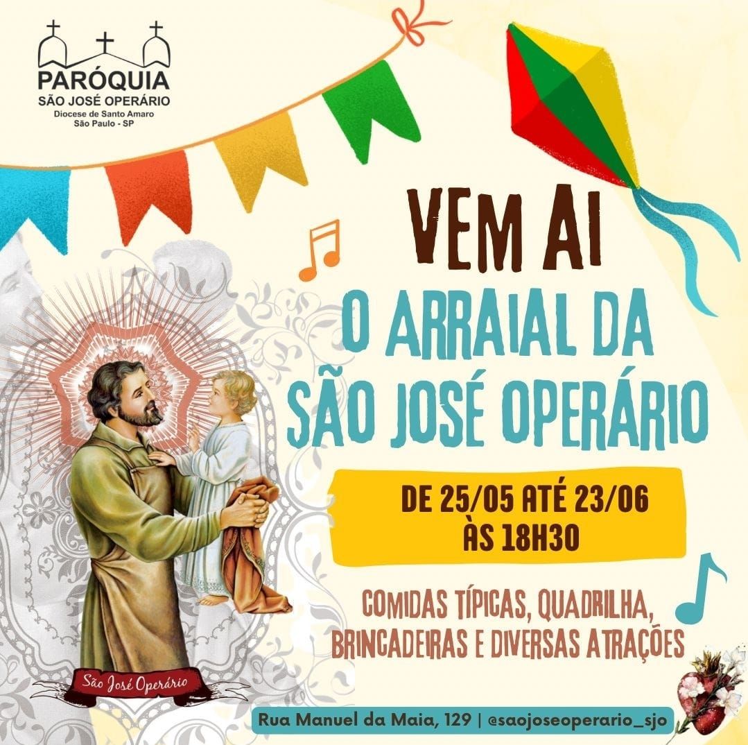 Arraial da São José Operário 2024