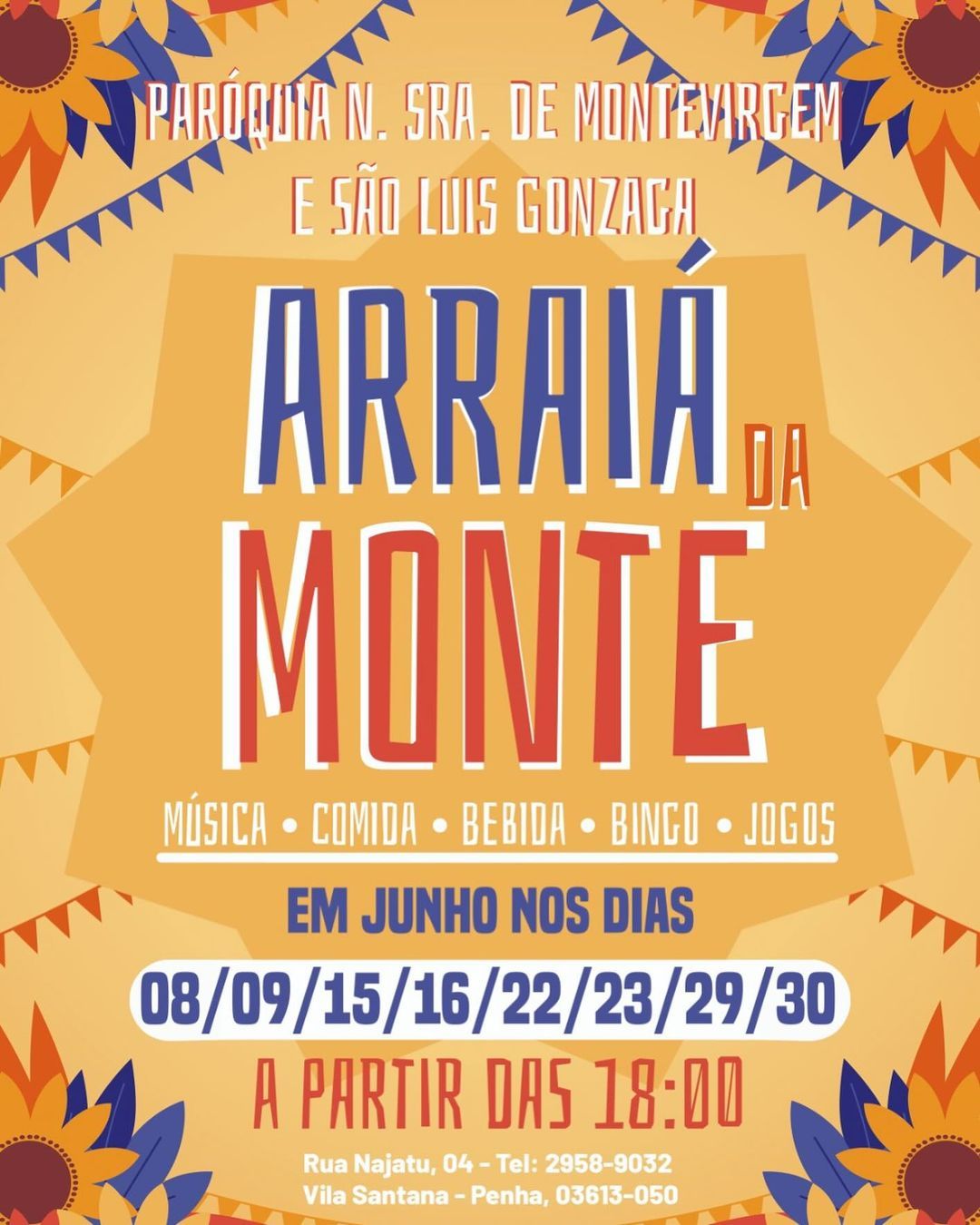 Festa Junina da Paróquia Monte Virgem