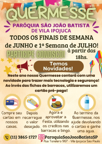 Festa Junina da Paróquia São João Batista 