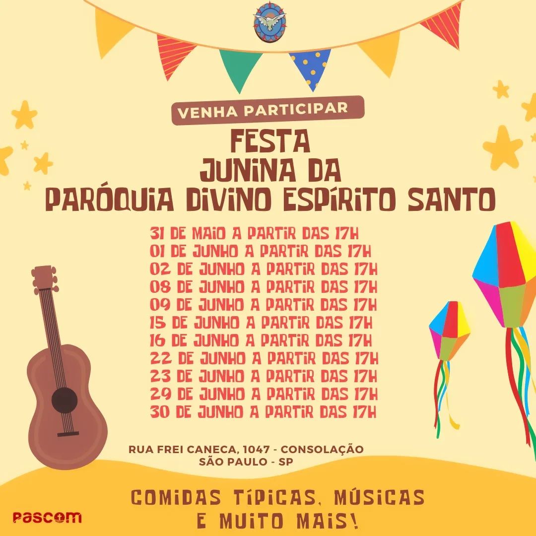 Festa Junina da Paróquia Divino Espírito Santo 