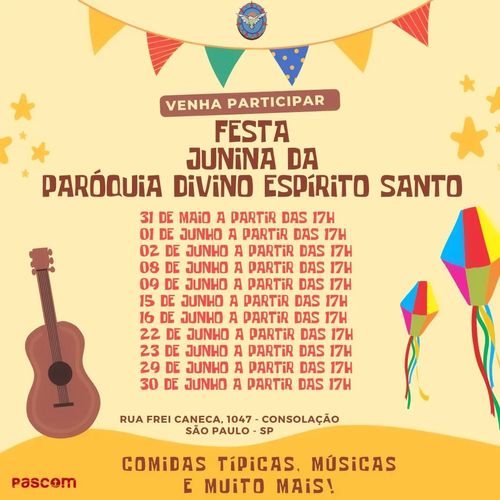 Festa Junina da Paróquia Divino Espírito Santo 
