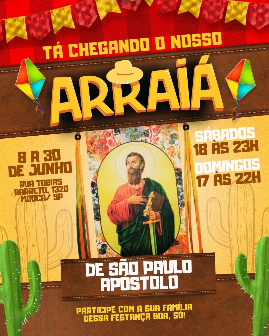 Festa Junina da Paróquia São Paulo Apóstolo