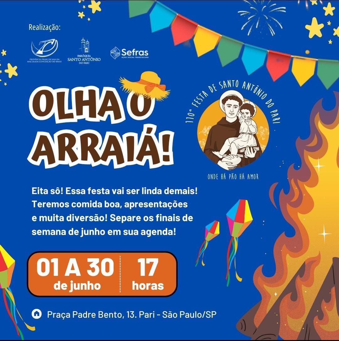 Festa Junina da Paróquia Santo Antônio do Pari